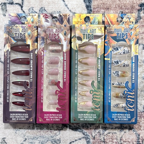 IONI Other - IONI Veil of Allure Press On Nails Bundle 4 Sets  12 Nails Each